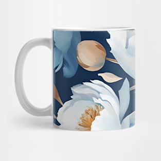 Blue Peonies for Mothers Day Mug